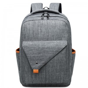HD0823--Aliexpress Hot Sales Grey Waterproof Canvas Backpack Travelling Backpack