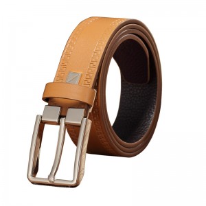 HD0827--Customizable Fashion High-end Genuine Leather Belt For Man Brand designer Real Leather Belt