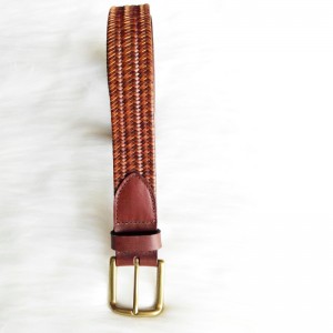 HD0827--Wholesale Braided Leather Belt In Western Cowboy Style