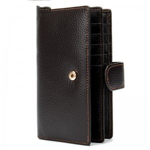 HD0827--Factory OEM Men's Genuine Leather Cowhide Leather Multi-Card Wallets