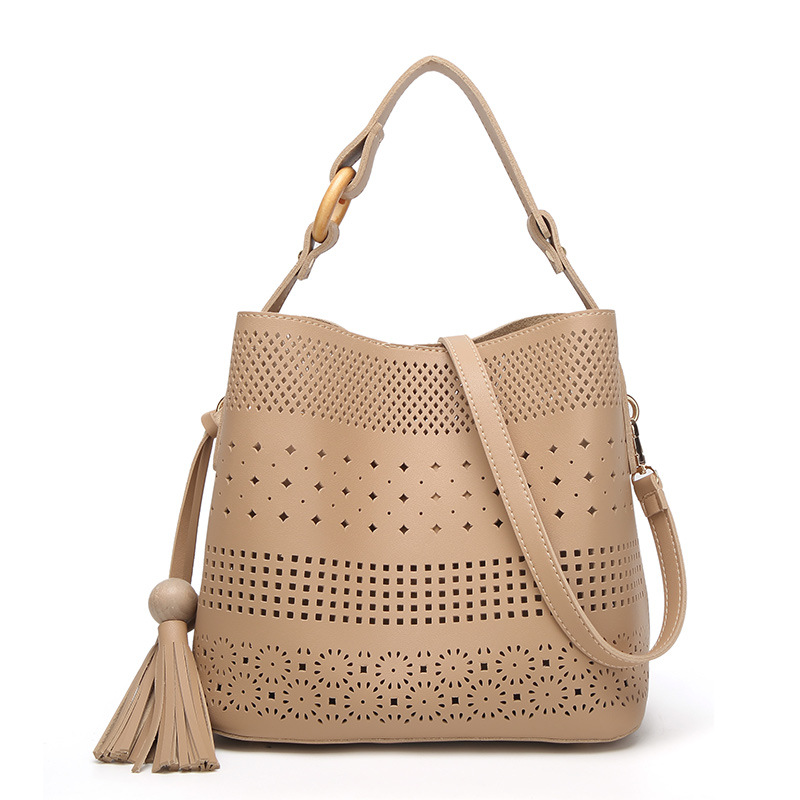 HD0827--Wholesale Hollow Out Pu Leather Shoulder Bag For Women Shopping