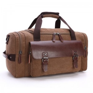 Wholesale of large-capacity traveling canvas bags and luggage