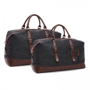 Cross-border Leisure Canvas bags Outdoor travel bags Large capacity single-shoulder handbag for men and women