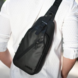 New Men's Bag Fashionable Waterproof Oxford Single Shoulder Bag Student's Breast Bag Distribution Explosive Slant Bag